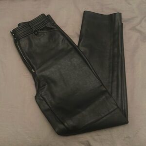 Wilfred black leather pants. Aritzia black leather pants. Size 4.